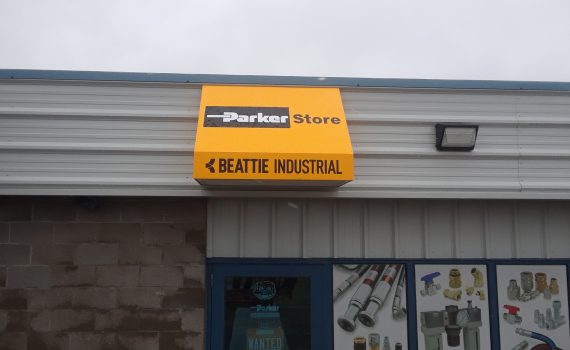 Aluminum composite panel awning