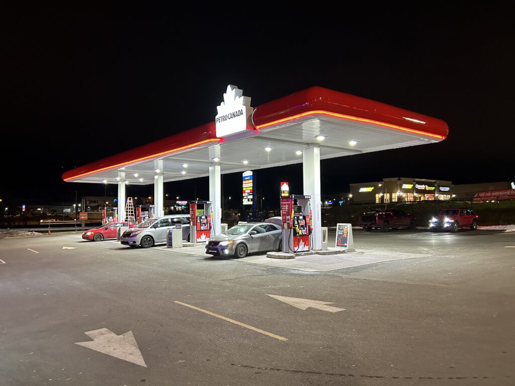 Petro Canada canopy